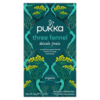 Pukka Organic Three Fennel Herbal Tea 20 per pack
