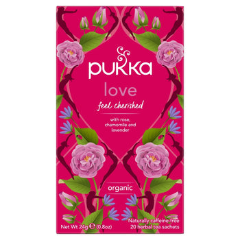Pukka Bio -Liebes -Tee -Taschen 20 pro Packung