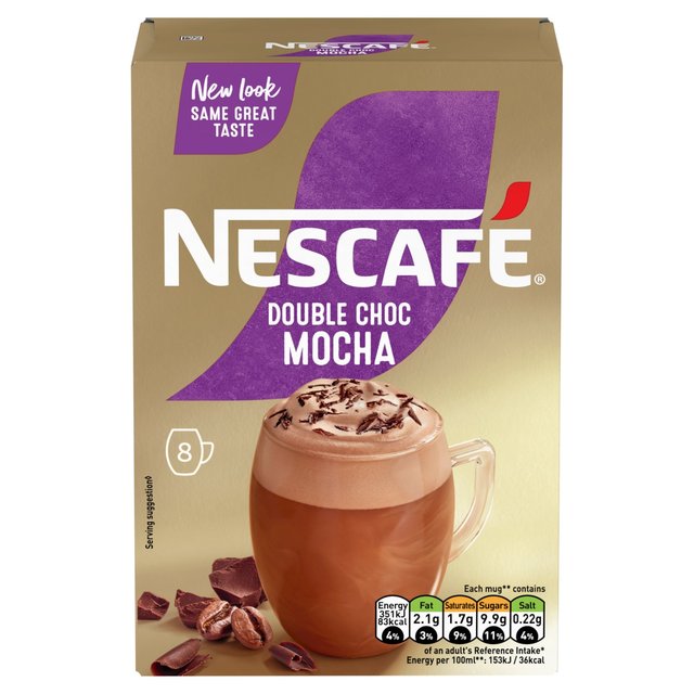 Nescafe Gold Double Choca Mocha Café instantané 8 Sachets