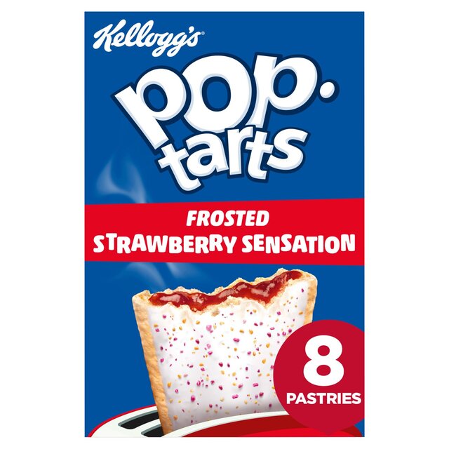 Kelloggs Pop -Törtchen gefrostete Erdbeer -Sensation 8 x 48g