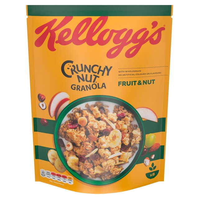 Kelloggs knusprige Nuss Hafer Müslir Obst & Nuss 380g