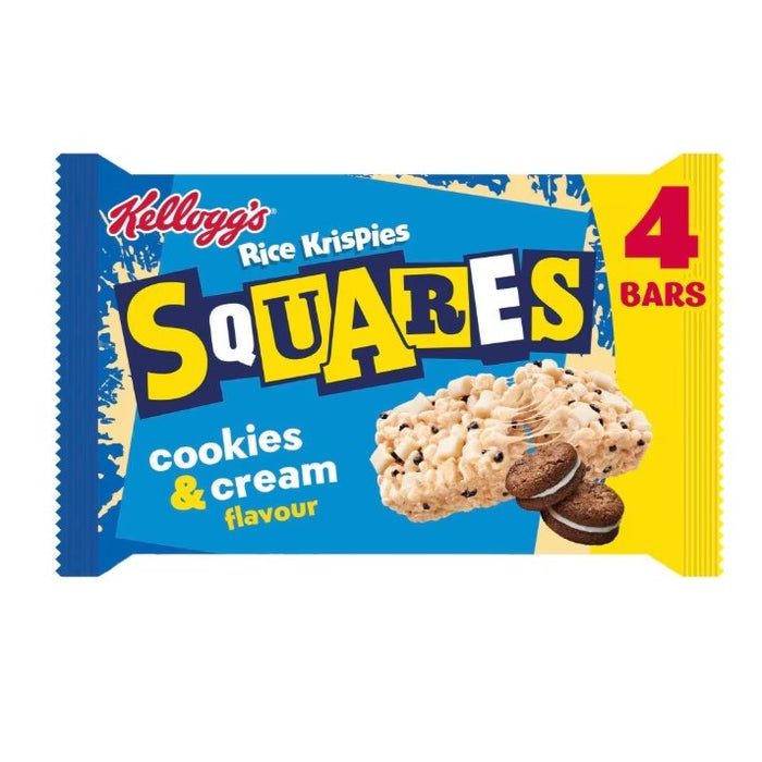 Kellogg's Rice Krispies Squares Cookies & Cream Cereal Bars 4 per pack