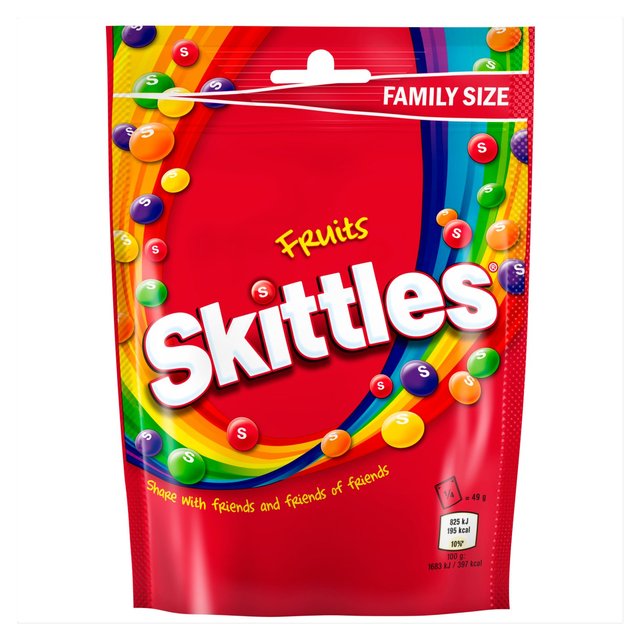 Skittles Früchte Süßigkeiten Beutel 196g