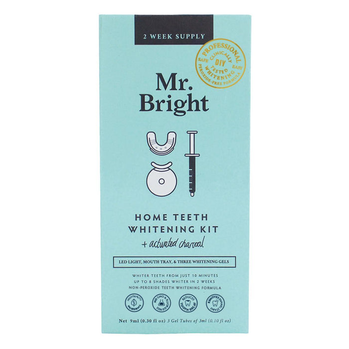 Sr. Bright Charcoal dientes Kit de blanqueamiento 3 geles