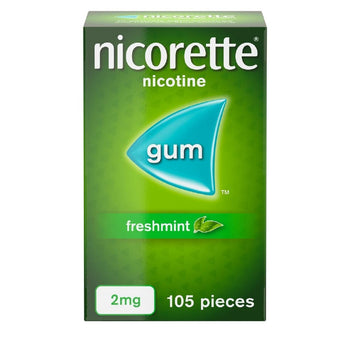 Nicorette Freshmint Gum 2mg par gomme 105 pièces