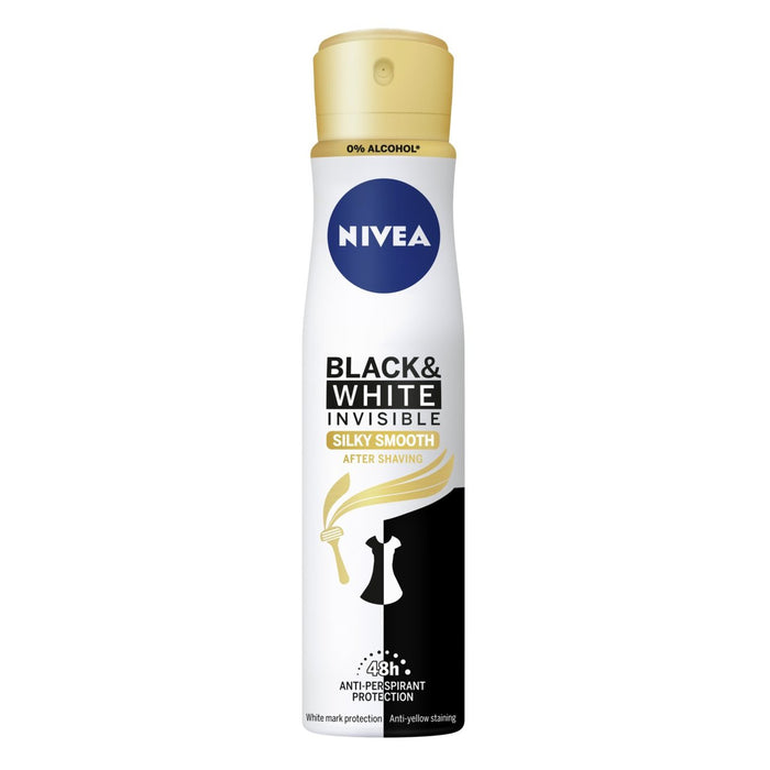 NIVEA Black & White Silky Smooth Anti Perscpirant Deodorant Spray 250 ml