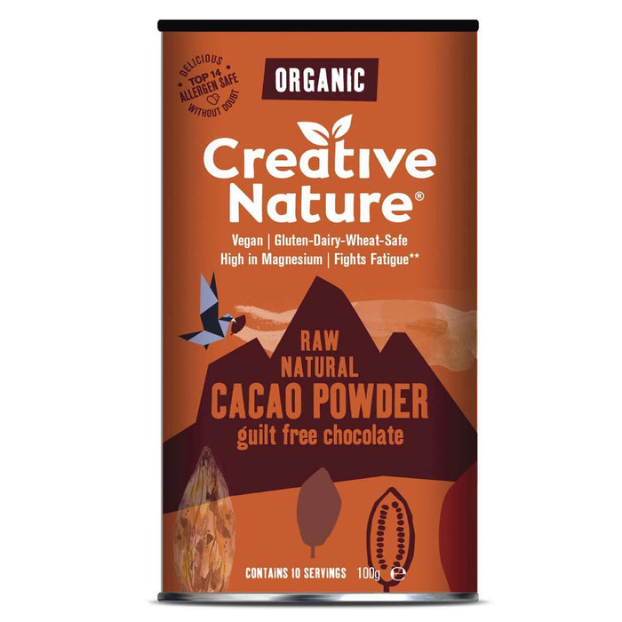 Naturaleza creativa orgánica peruana cacao polvo 100g
