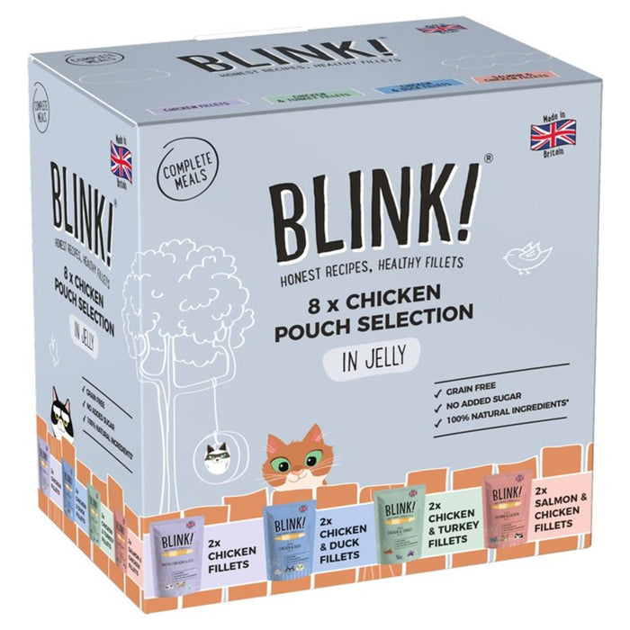 Selección de pollo Blink Multipack 8 x 85g