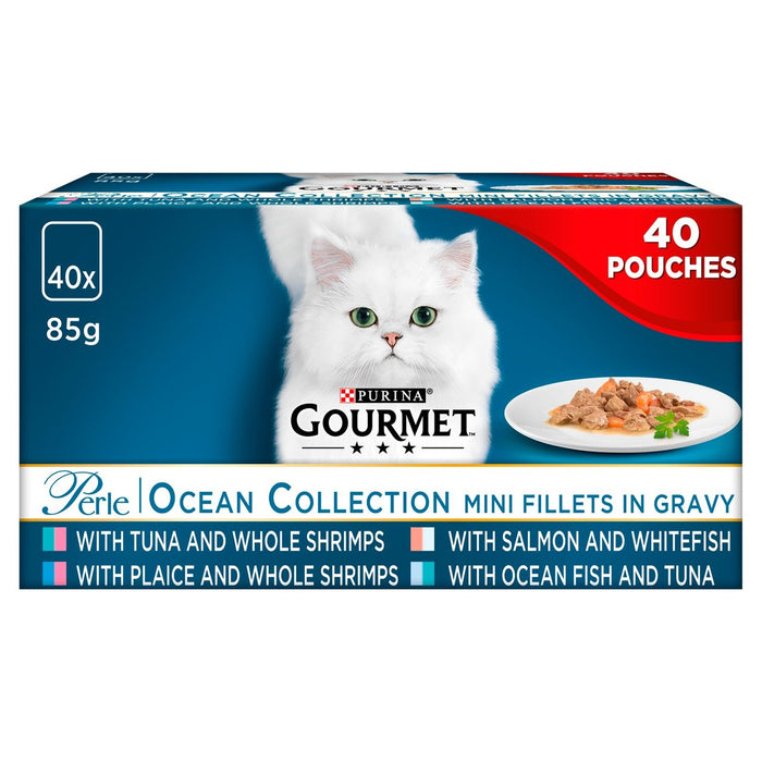 Gourmet Perle Cat Food Collection océan 40 x 85g