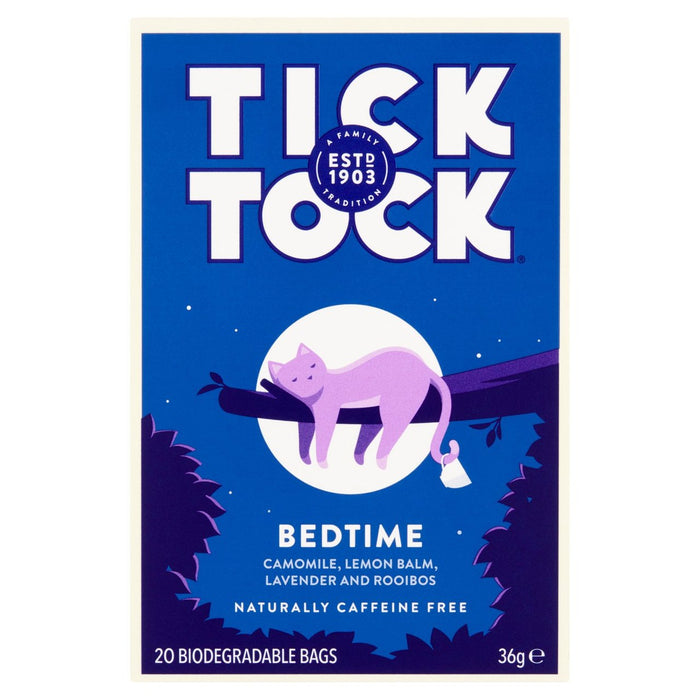 Tick ​​Tock Wellbeing Bedtime 20 por paquete