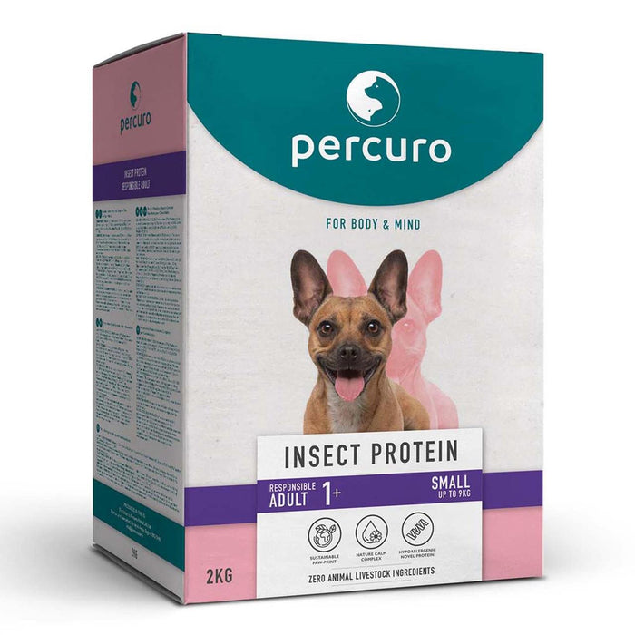 Percuro Insect Protein Adult Small Breeds Dry Dog Food 2kg