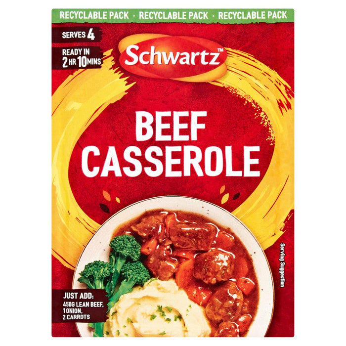 Schwartz mezcla cacerola de carne 38g