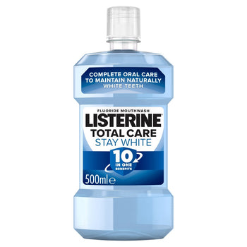 Listerine Total Care Stay White Mouthwash 500ml