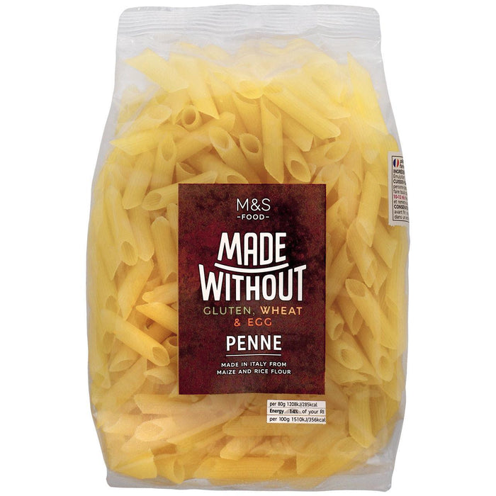 M&S hecho sin Penne Pasta 500G